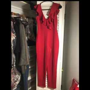 SOLD amazin Red jumpsuit
